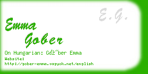 emma gober business card